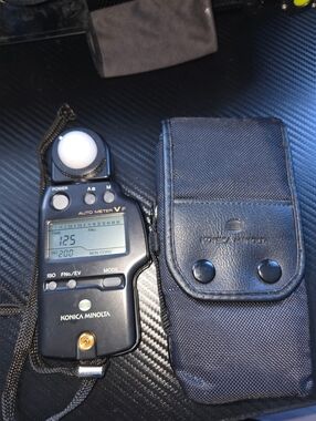 Konica Minolta Auto Meter V F VF Flash Digital Light Meter w/Case